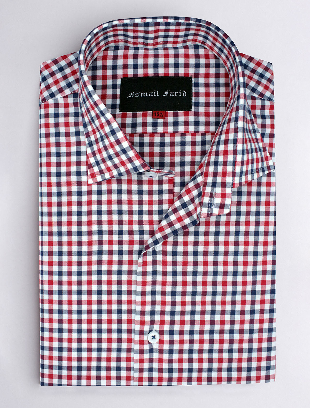 RED AND BLUE CHECKERED SHIRT