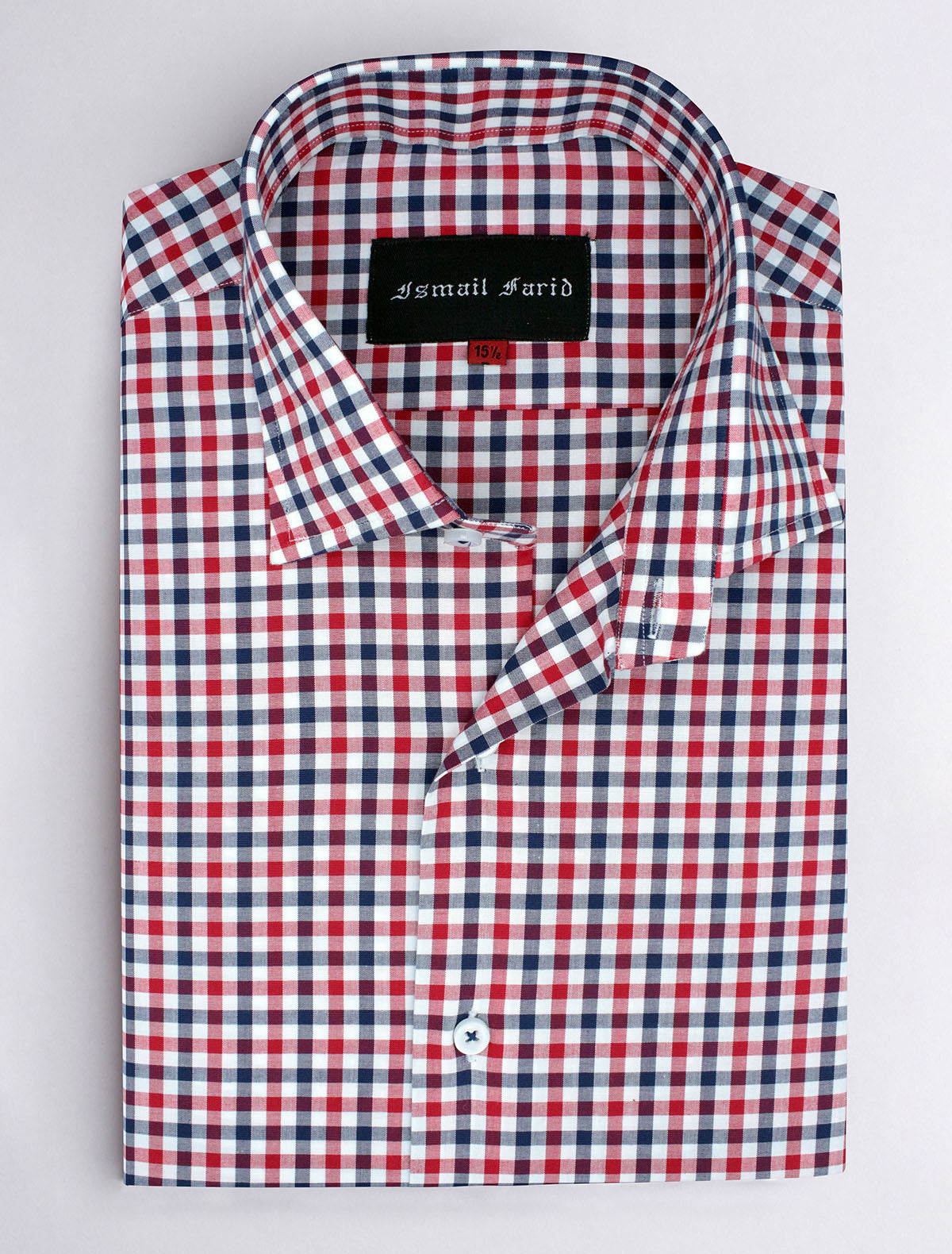RED AND BLUE CHECKERED SHIRT Ismail Farid RED AND BLUE CHECKERED SHIRT Ismail Farid