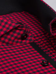 RED & BLACK CHECKERED SHIRT