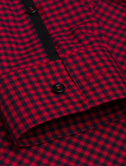 RED & BLACK CHECKERED SHIRT