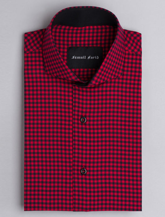 RED & BLACK CHECKERED SHIRT