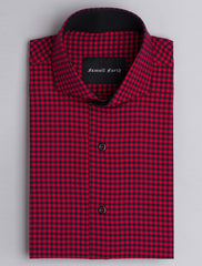 RED & BLACK CHECKERED SHIRT