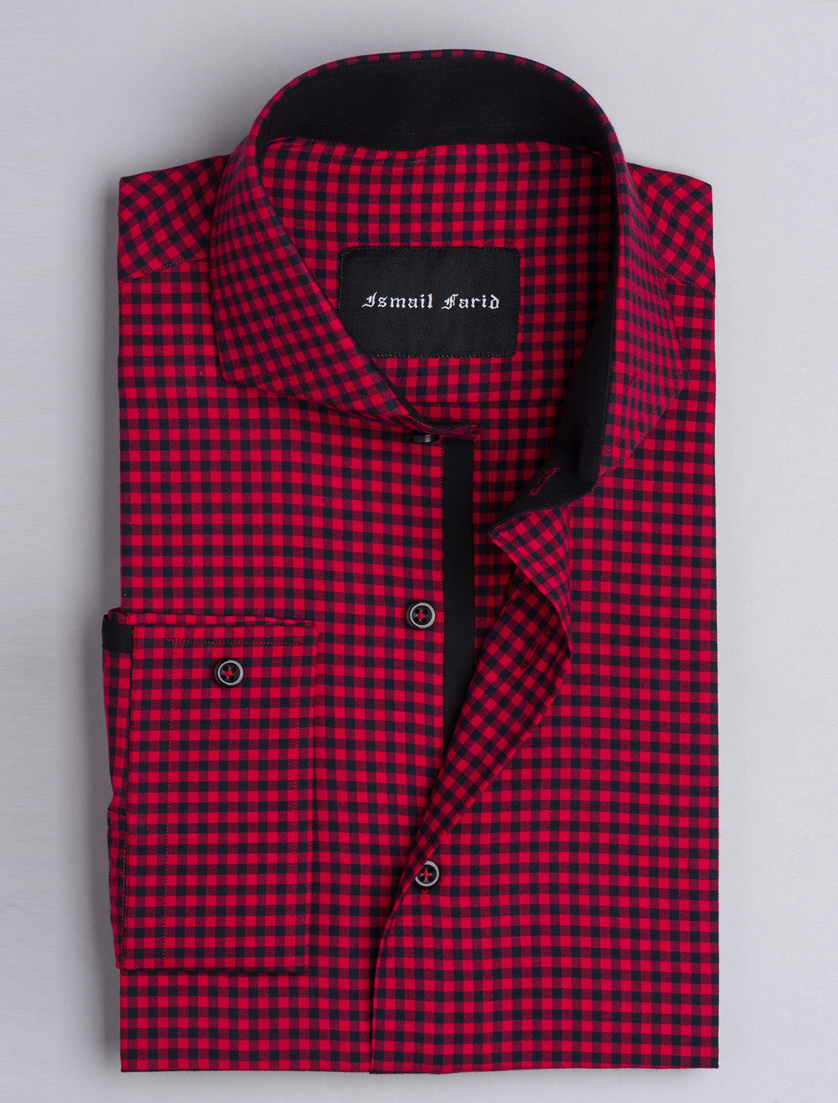 RED & BLACK CHECKERED SHIRT