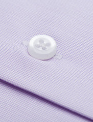 PURPLE CUT COLLAR- FLORAL DETAILED SHIRT