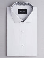 WHITE FLORAL DETAILED