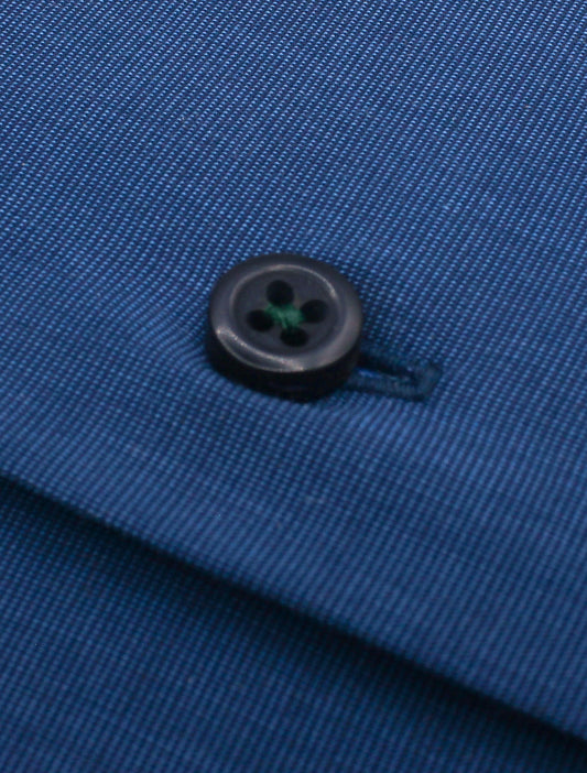 BLUE TEXTURED SHIRT
