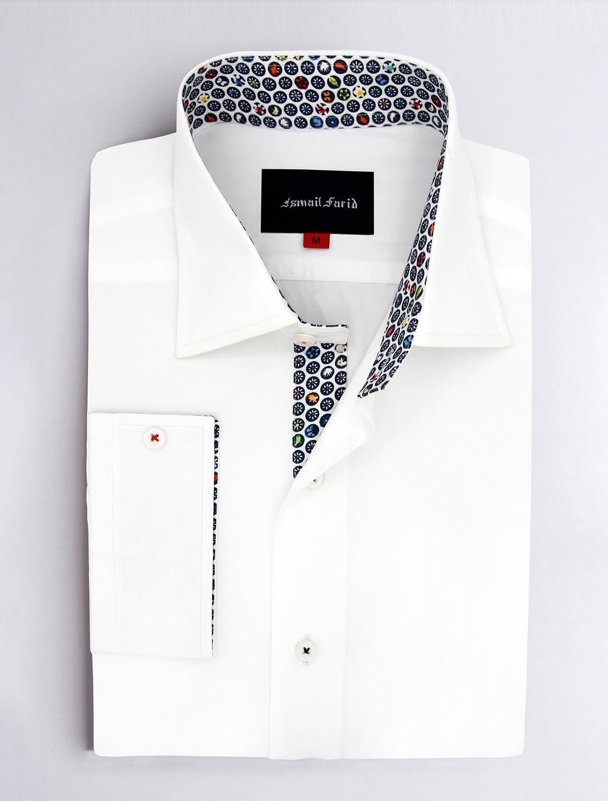 White Shirt with multicolored details