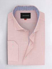 Premium Light Peach Shirt with paisley details