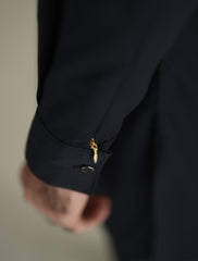 BLACK DESIGNER KURTA WITH FARSHI PAJAMA