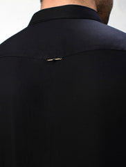 BLACK MONOGRAM KURTA PAJAMA