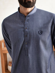 DENIM BLUE COLOR KURTA PAJAMA