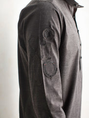 DARK GRAY PATCH WORK KURTA PAJAMA