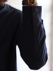NAVY BLUE KURTA PAJAMA