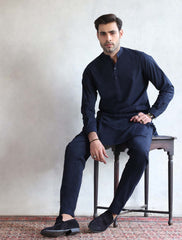 NAVY BLUE KURTA PAJAMA