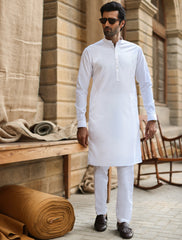 WHITE KURTA PAJAMA