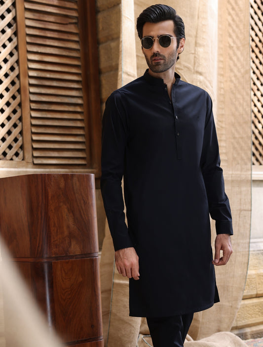 BLACK KURTA PAJAMA