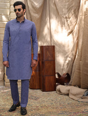 COTTON DENIM BOHO KURTA PAJAMA