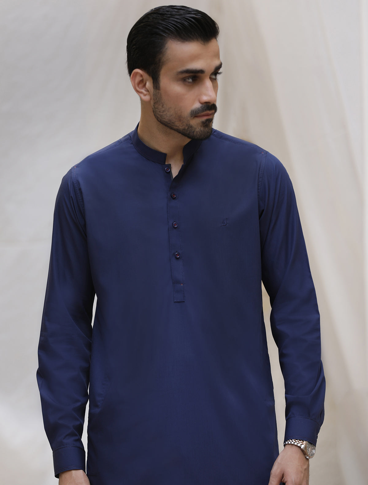 BLUE TWO TONE KURTA PAJAMA