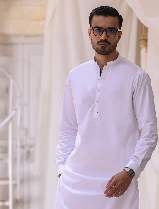 WHITE KURTA PAJAMA