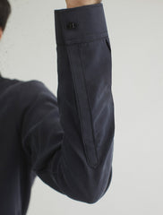 DARK GREY- EMBROIDERED KURTA PAJAMA