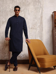 NAVY KURTA PAJAMA