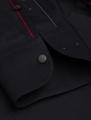 BLACK SMART CASUAL SHIRT