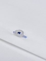WHITE SMART CASUAL - DOBBY PRINT DETAILED SHIRT