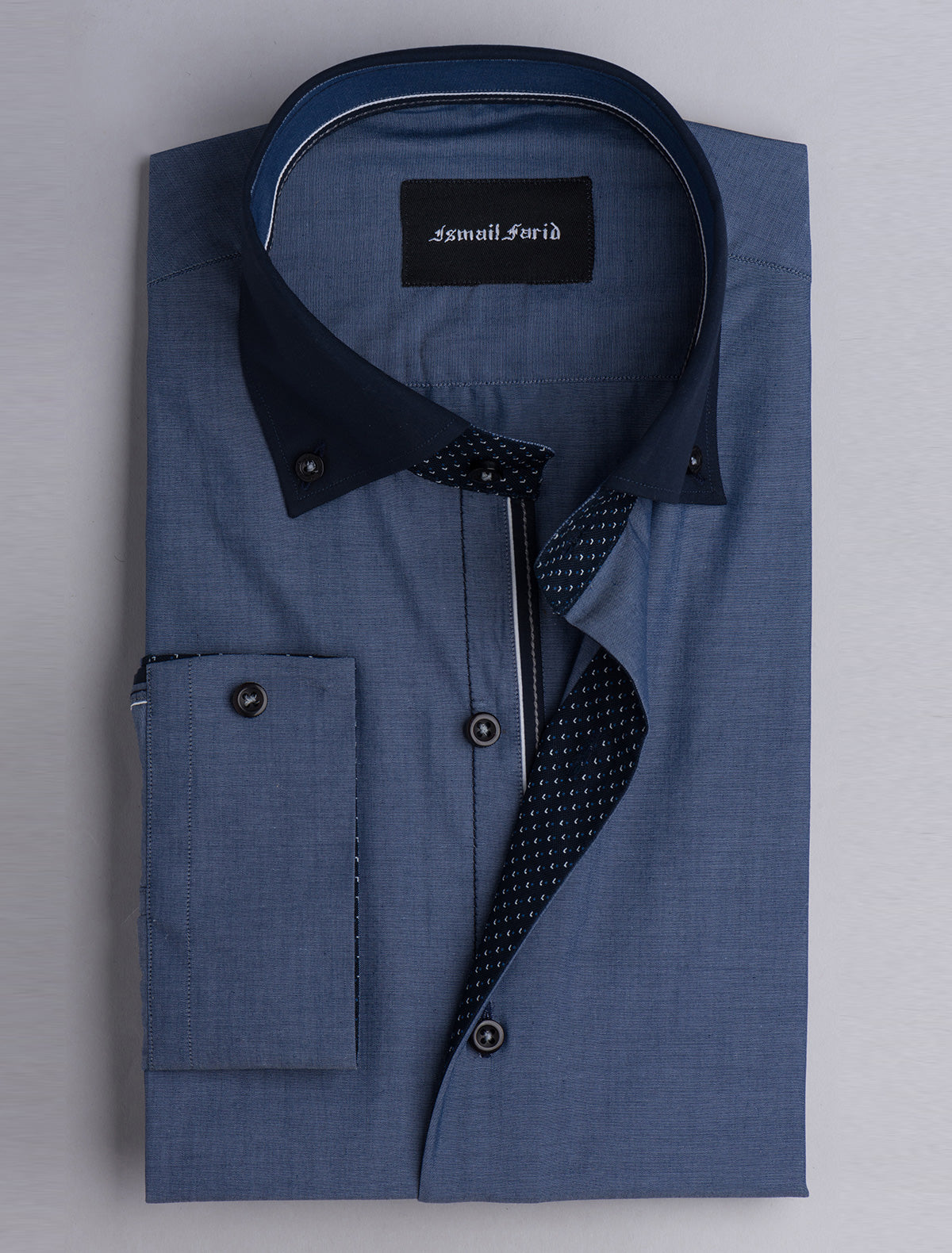 DENIM BUTTON-DOWN SHIRT