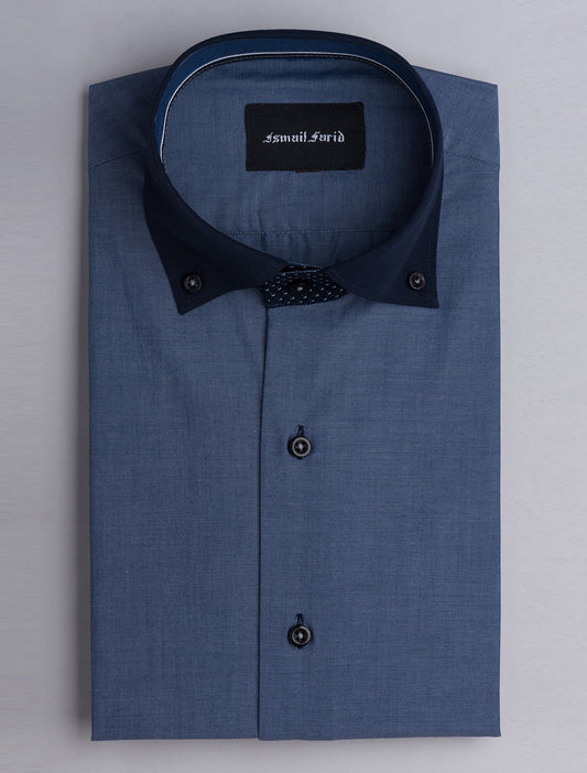 DENIM BUTTON-DOWN SHIRT