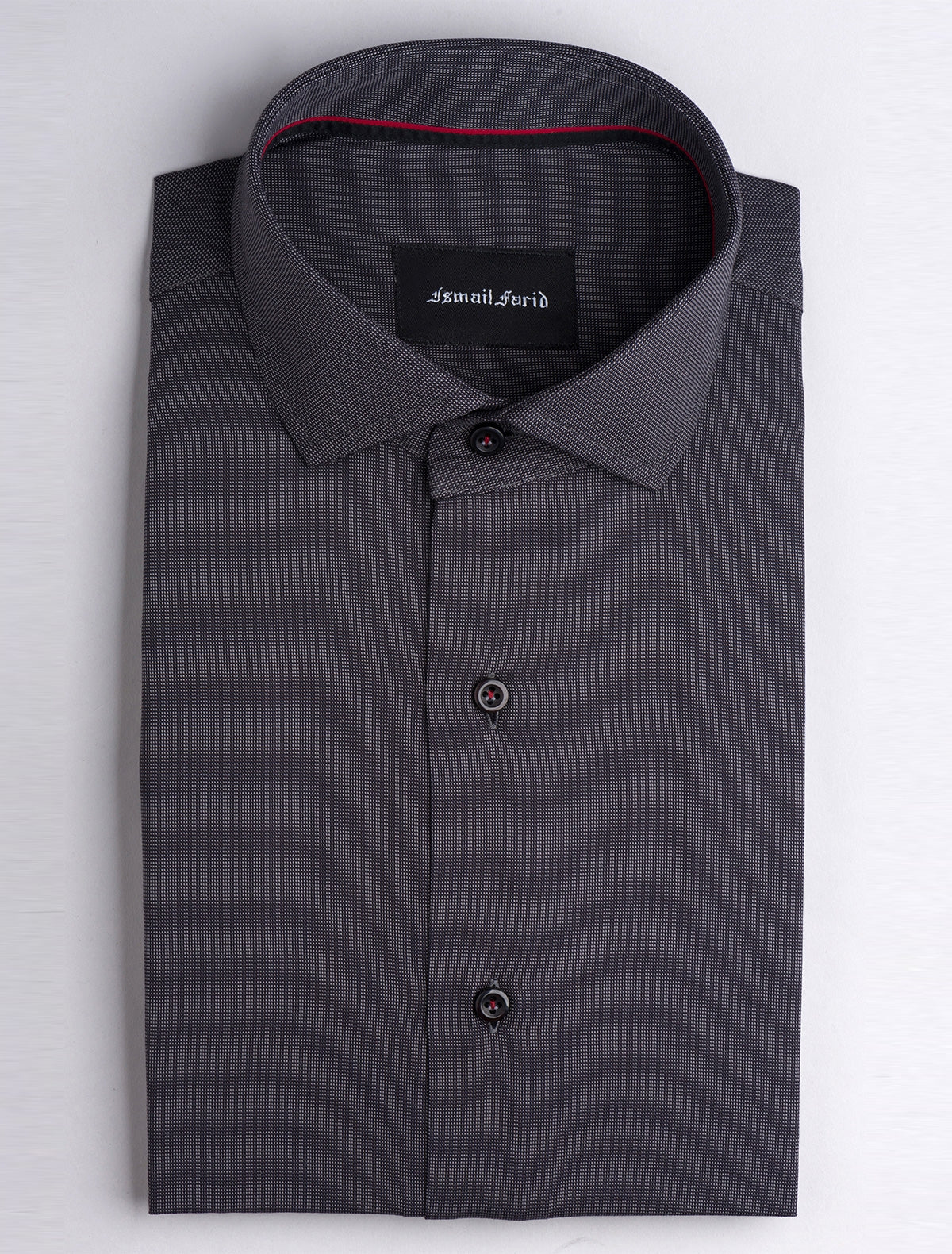 charcoal dress shirt CHARCOAL DRESS SHIRT – Ismail Farid