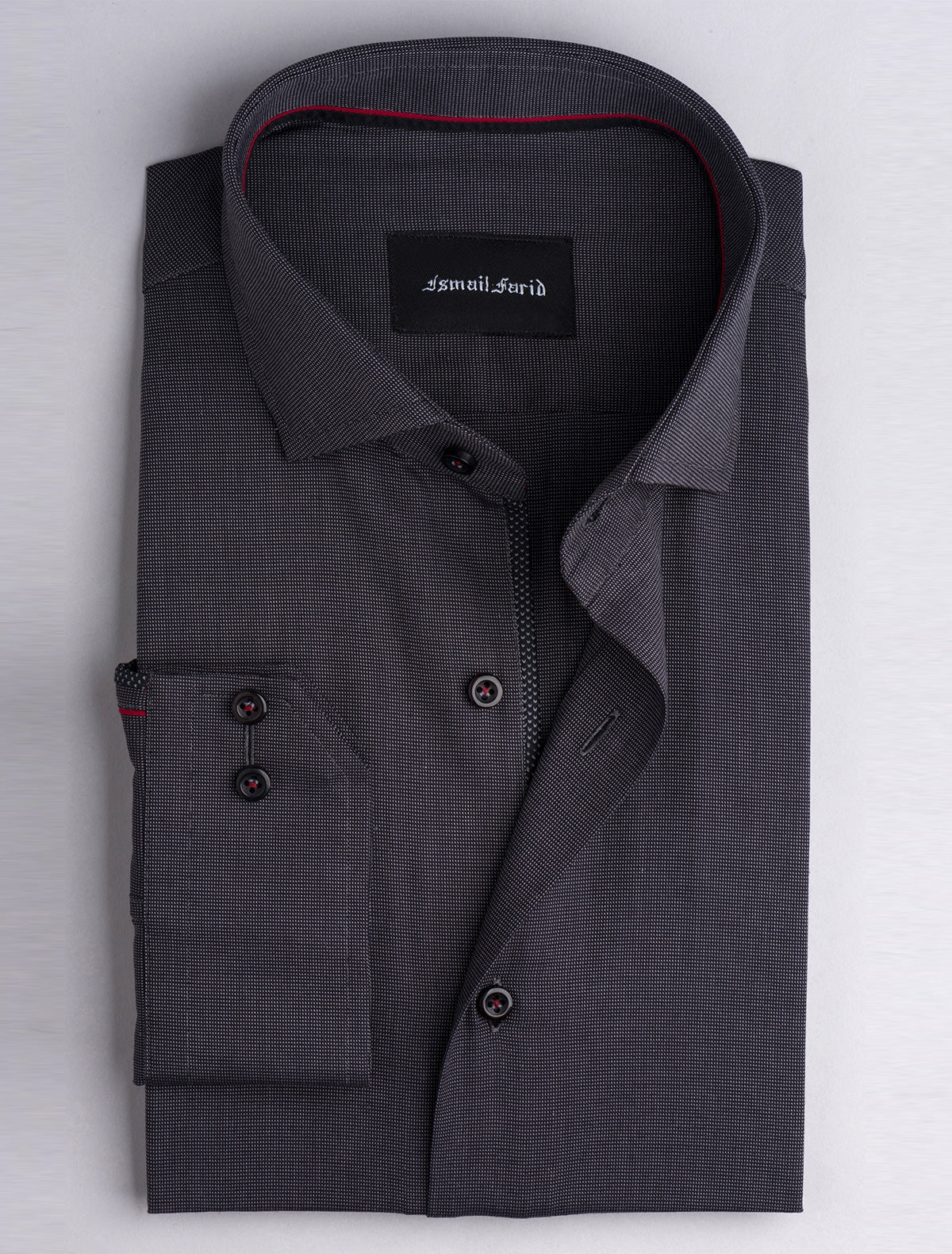 CHARCOAL DRESS SHIRT