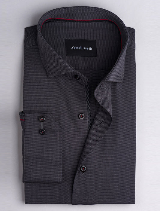 CHARCOAL DRESS SHIRT