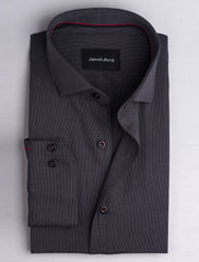 CHARCOAL DRESS SHIRT