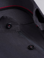 CHARCOAL DRESS SHIRT