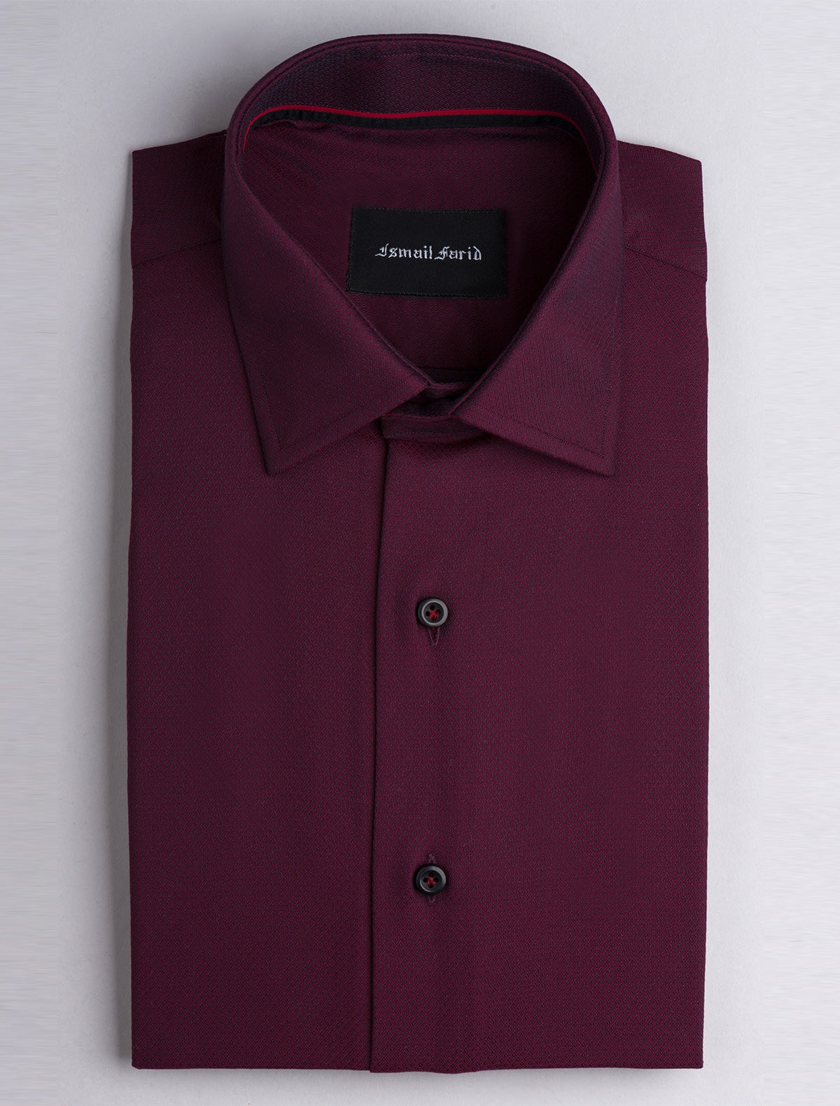 MAROON TEXRUED DRESS SHIRT – Ismail Farid MAROON TEXRUED DRESS SHIRT – Ismail Farid