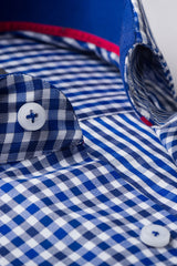BLUE CHECKERED SHIRT