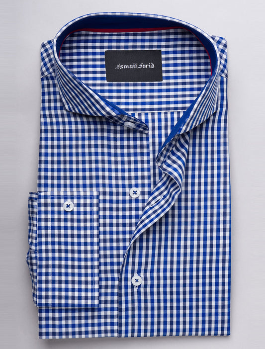 BLUE CHECKERED SHIRT