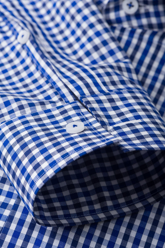 BLUE CHECKERED SHIRT