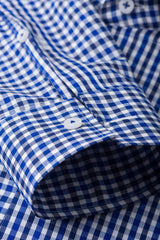 BLUE CHECKERED SHIRT