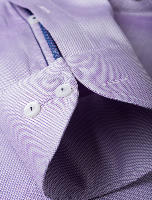 LILAC TEXTURED DRESS SHIRT