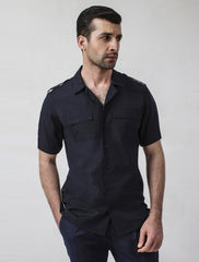 NAVY SHORT SLEEVE SHIRT