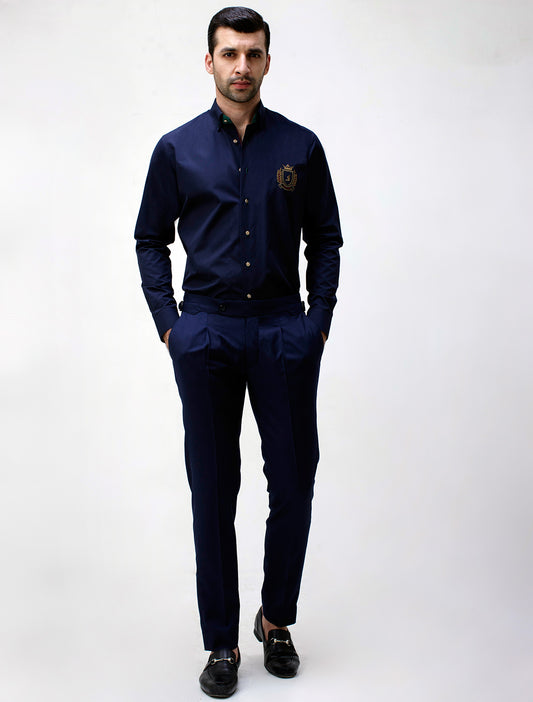 BLUE MONOGRAM SHIRT