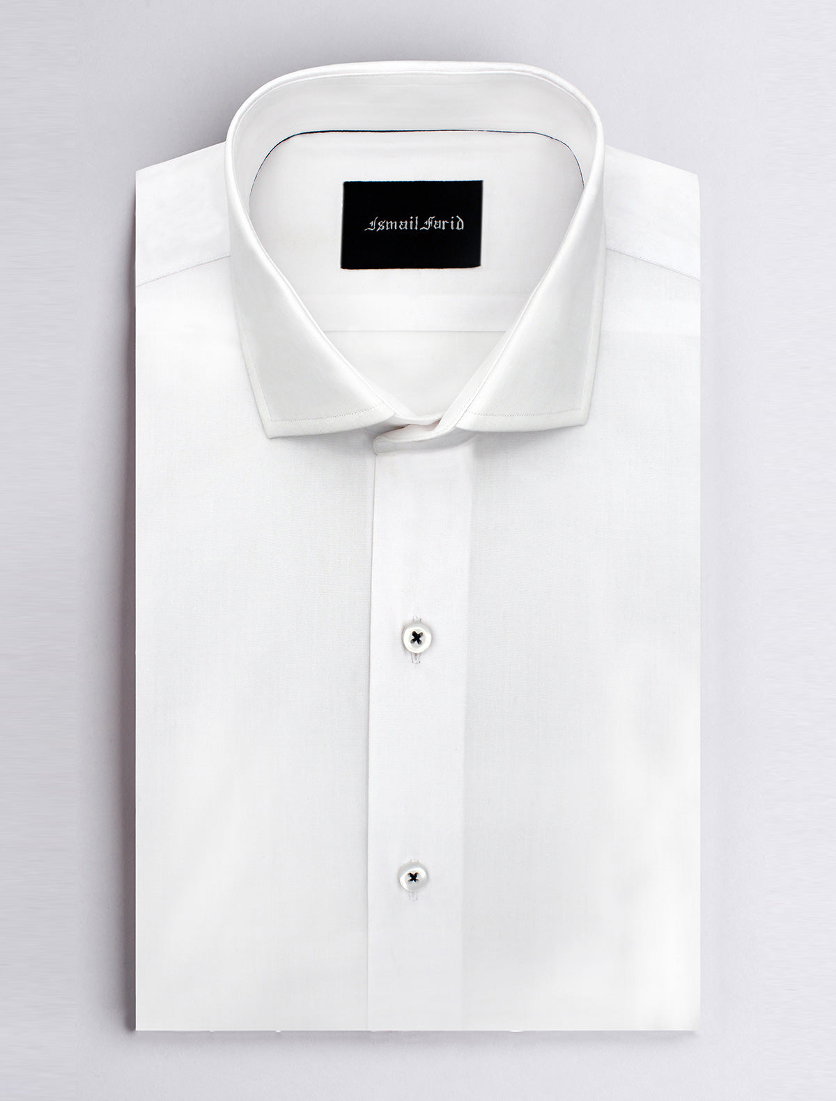 WHITE COTTON DRESS SHIRT – Ismail Farid