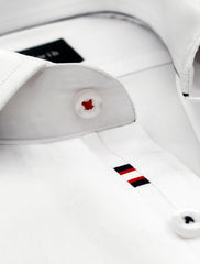 WHITE COTTON DRESS SHIRT