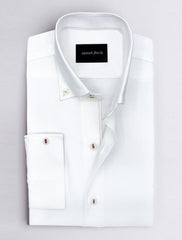 WHITE BUSINESS CASUAL SHIRT