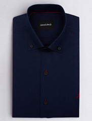 NAVY BLUE BUTTON DOWN SHIRT