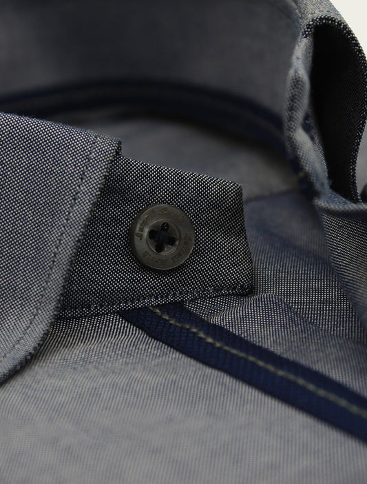 DENIM GRAY BUTTON DOWN SHIRT
