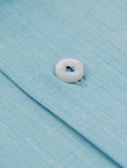Light Turquoise Textured shirt with signature details