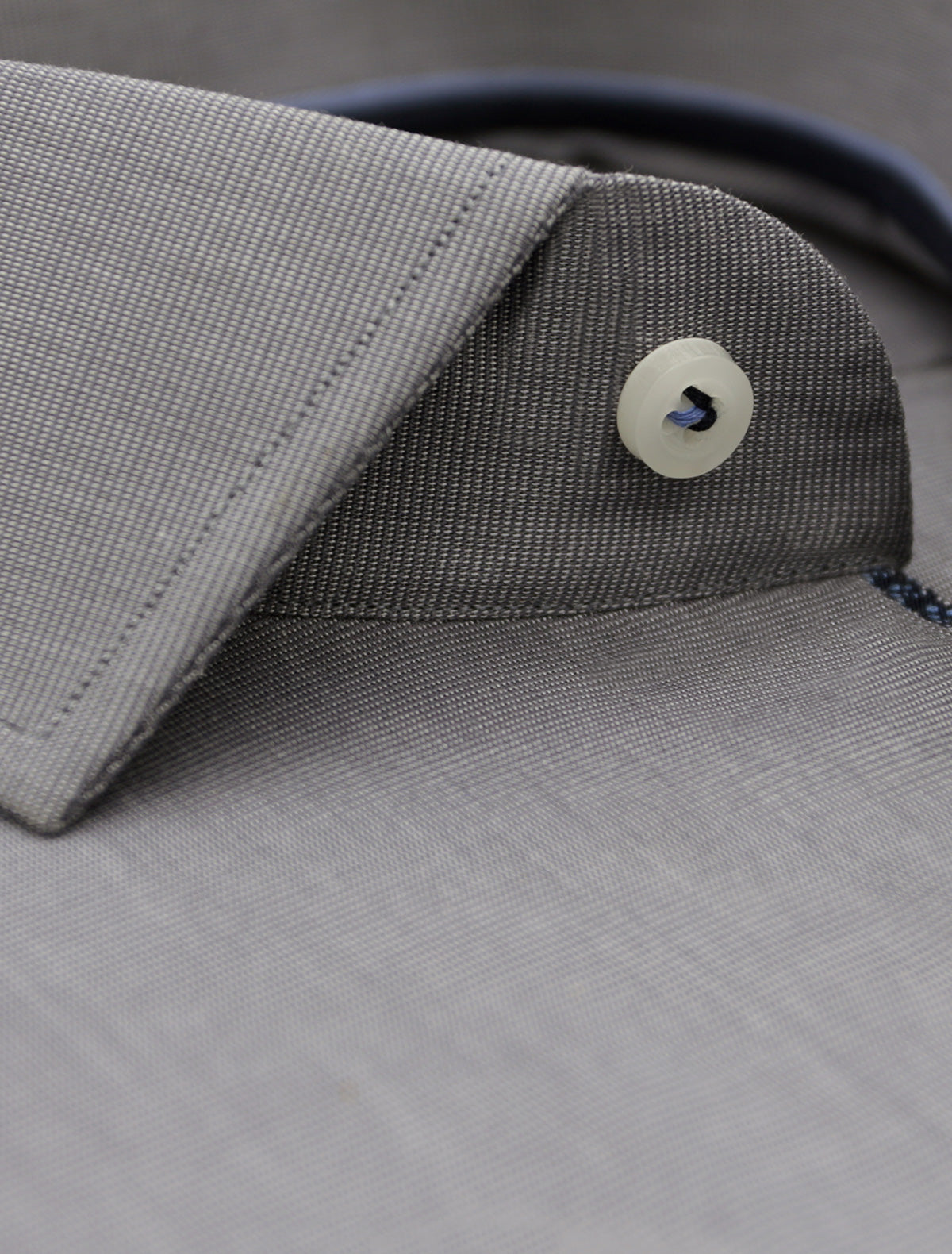 Light Grey Textured Shirt with signature details