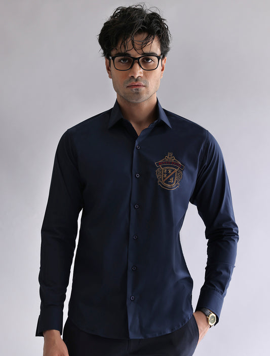 BLUE MONOGRAM SHIRT